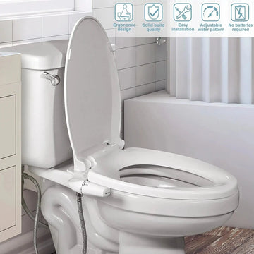 Ultra-Slim Bidet Attachment for Toilet